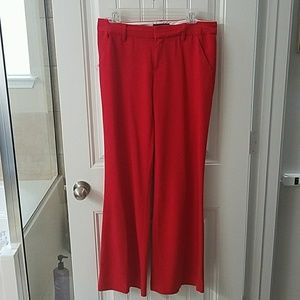 Banana Republic - Red, lightweight dress slacks